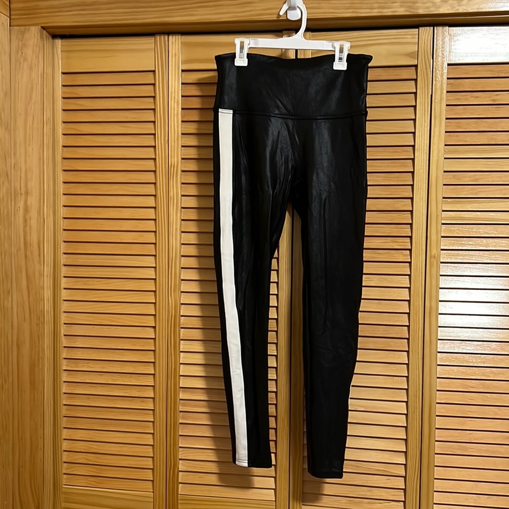 White Stripe leather SPANX